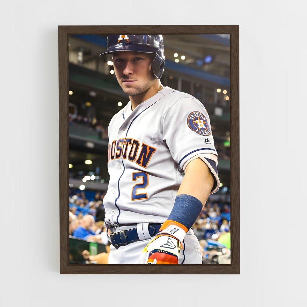 Poster Alex de bregman – affiche Baseball (vue 5)
